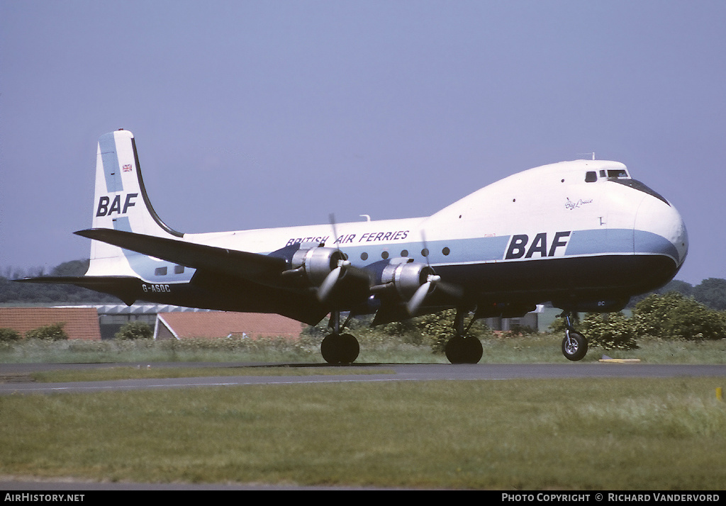 Aircraft Photo of G-ASDC | Aviation Traders ATL-98 Carvair | British Air Ferries - BAF | AirHistory.net #20891