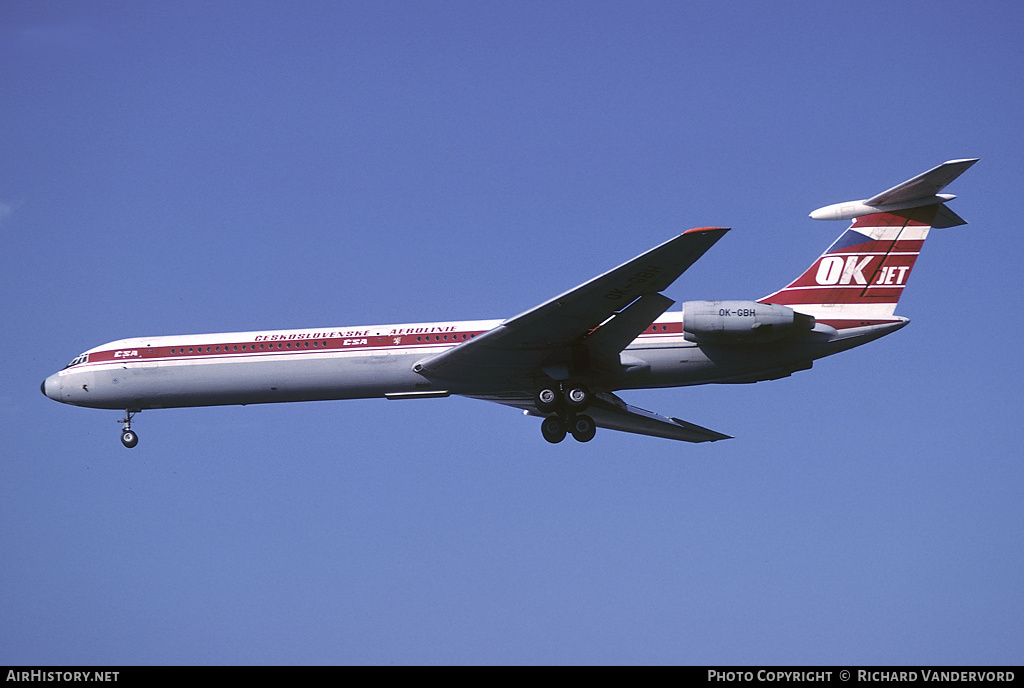 Aircraft Photo of OK-GBH | Ilyushin Il-62 | ČSA - Československé Aerolinie - Czechoslovak Airlines | AirHistory.net #20898