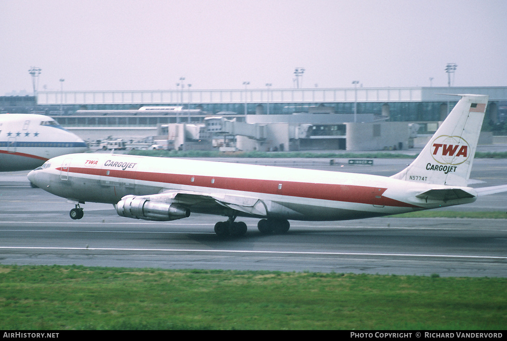 Aircraft Photo of N5774T | Boeing 707-331C | Trans World Airlines - TWA Cargojet | AirHistory.net #20900