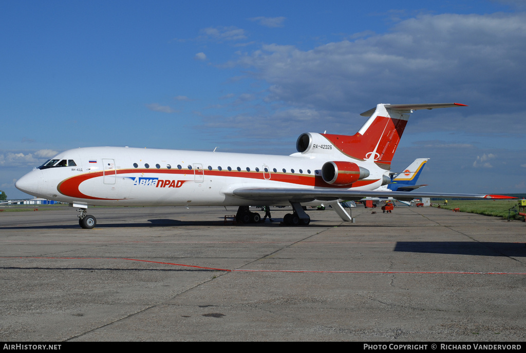 Aircraft Photo of RA-42326 | Yakovlev Yak-42D | Aviaprad | AirHistory.net #20963