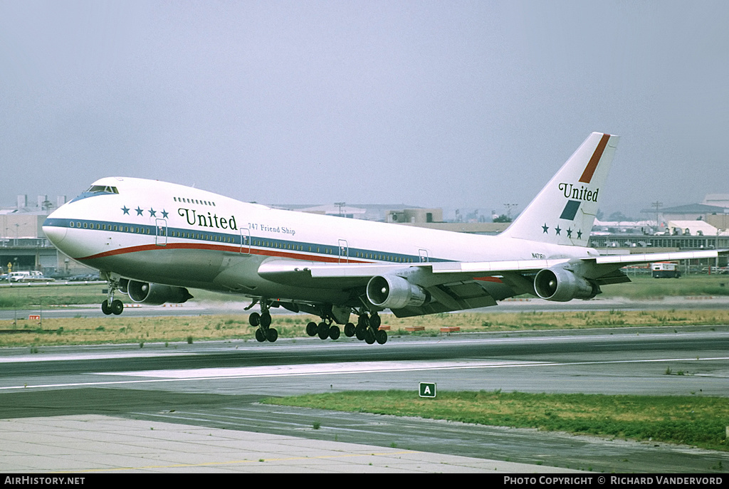 Aircraft Photo of N4716U | Boeing 747-122 | United Airlines | AirHistory.net #20965