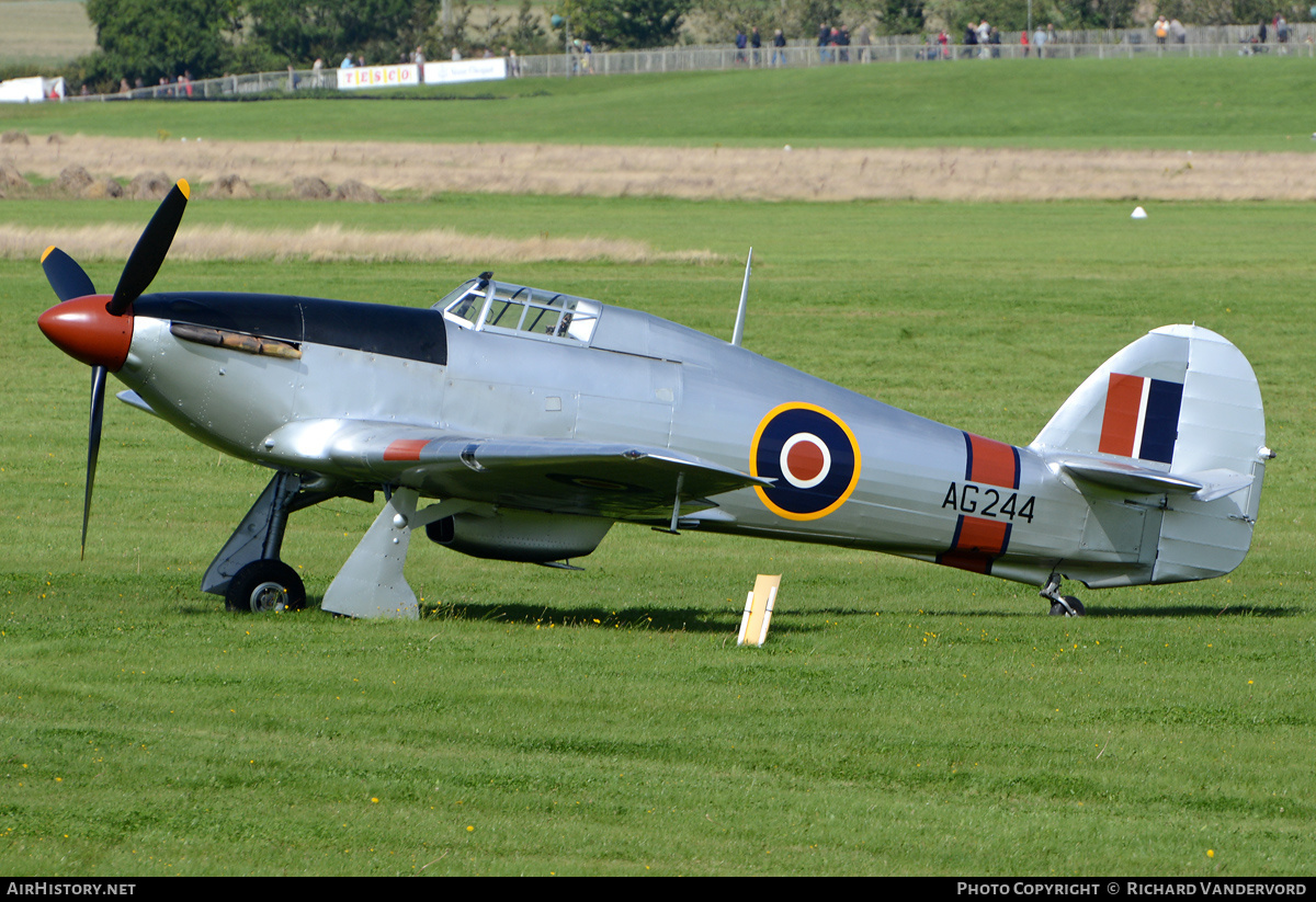 Aircraft Photo of G-CBOE / AG244 | Hawker Hurricane Mk2B | Rhodesia - Air Force | AirHistory.net #20969