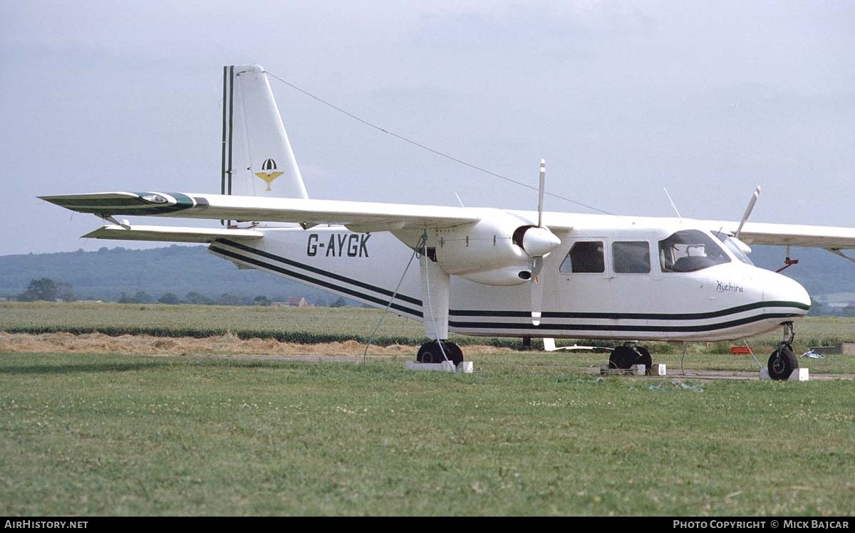 Aircraft Photo of G-AYGK | Britten-Norman BN-2A-26 Islander | AirHistory.net #20976