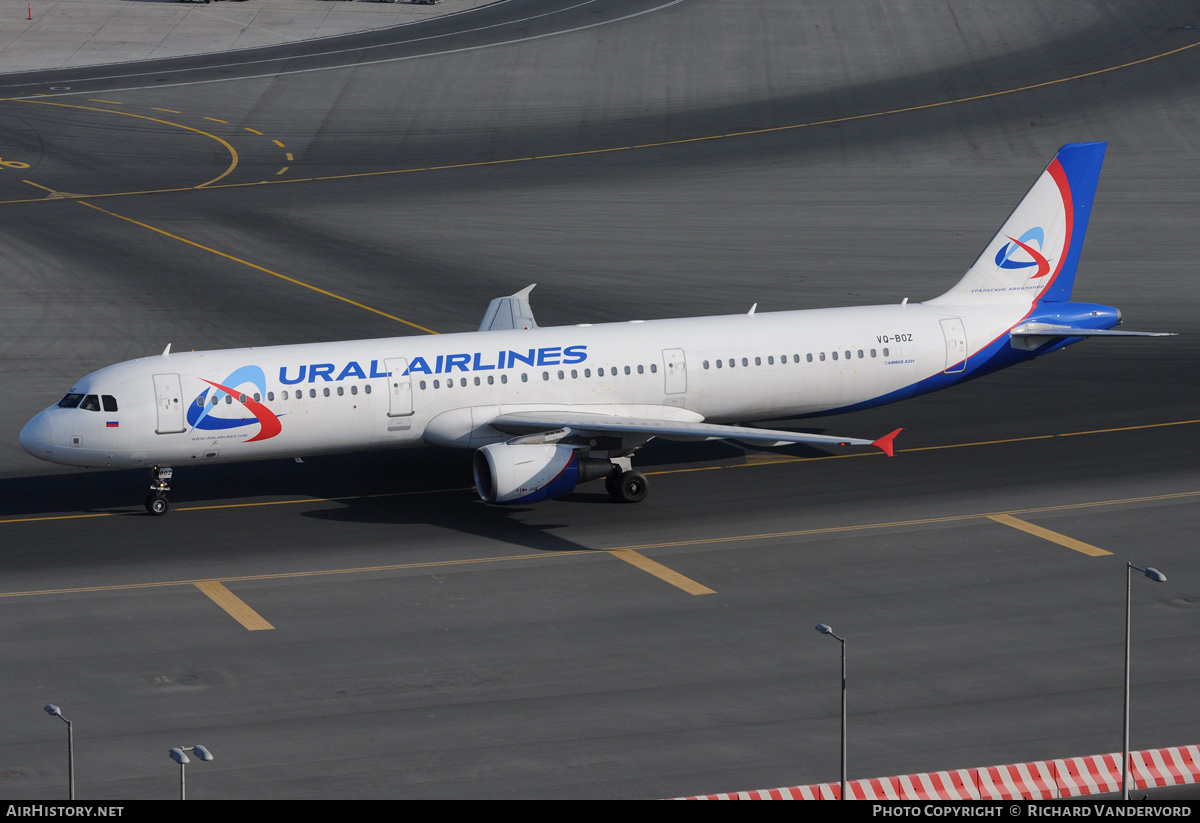 Aircraft Photo of VQ-BOZ | Airbus A321-211 | Ural Airlines | AirHistory.net #21007