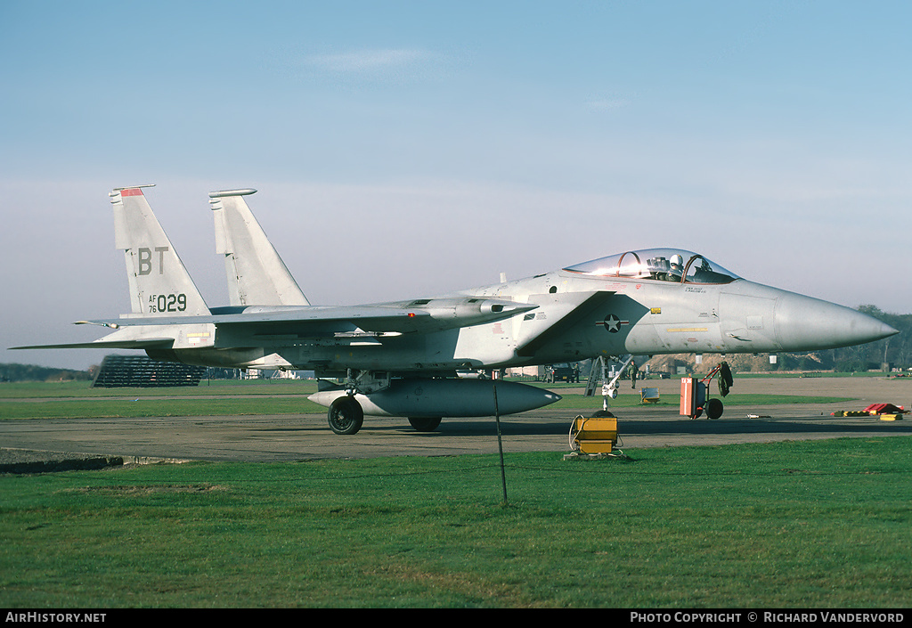 Aircraft Photo of 76-0029 / AF76-029 | McDonnell Douglas F-15A Eagle | USA - Air Force | AirHistory.net #21024