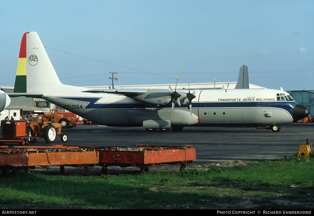 Aircraft Photo of CP-1564 | Lockheed L-100-30 Hercules (382G) | Transporte Aereo Boliviano | AirHistory.net #21025