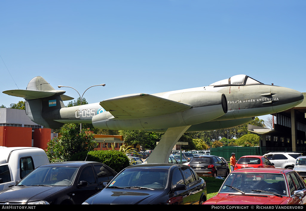 Aircraft Photo of C-095 | Gloster Meteor F4 | Argentina - Air Force | AirHistory.net #21051