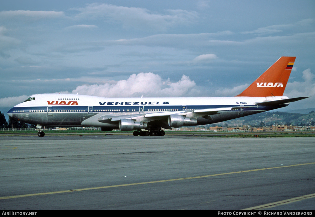 Aircraft Photo of N749WA | Boeing 747-273C | Viasa | AirHistory.net #21061