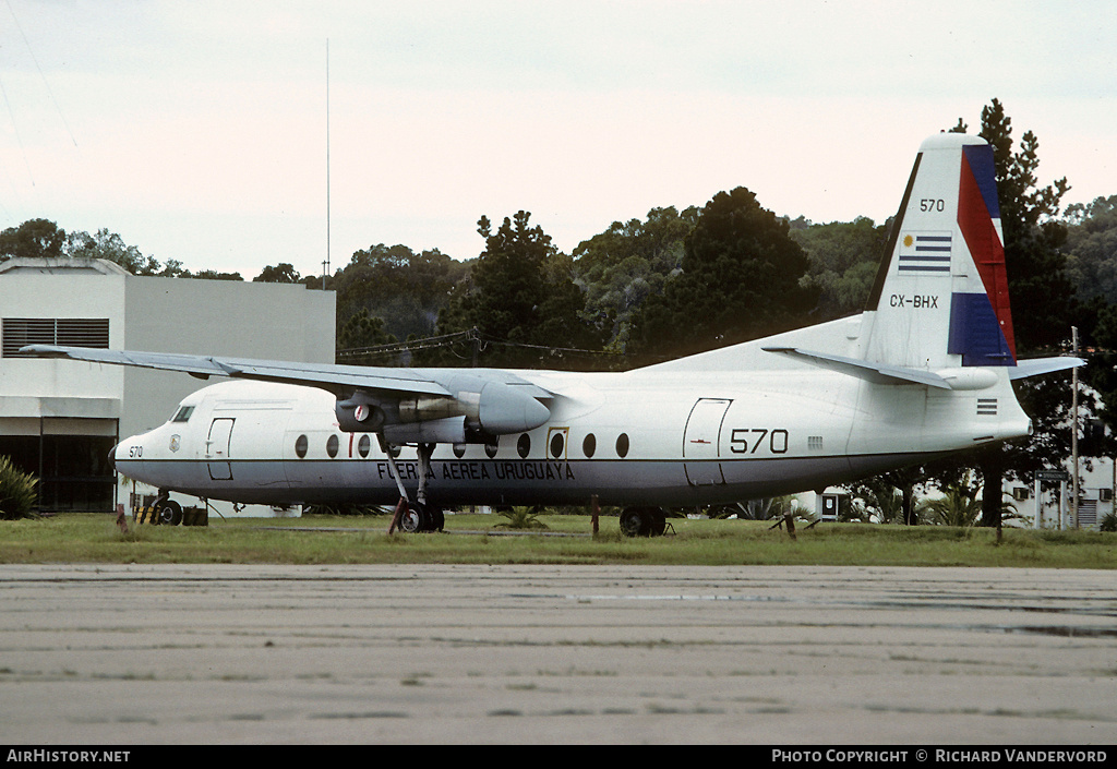 Aircraft Photo of CX-BHX | Fairchild Hiller FH-227D | TAMU - Transporte Aereo Militar Uruguayo | AirHistory.net #21068