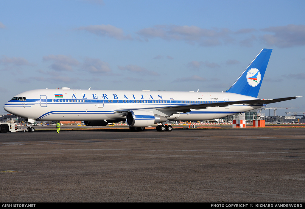 Aircraft Photo of 4K-AI01 | Boeing 767-32L/ER | Azerbaijan Airlines - AZAL - AHY | AirHistory.net #21070