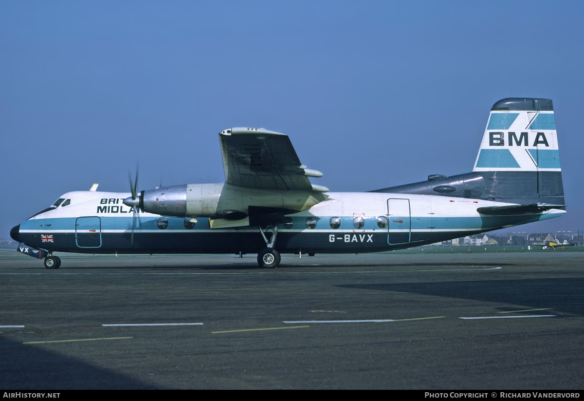 Aircraft Photo of G-BAVX | Handley Page HPR-7 Herald 214 | British Midland Airways - BMA | AirHistory.net #21076