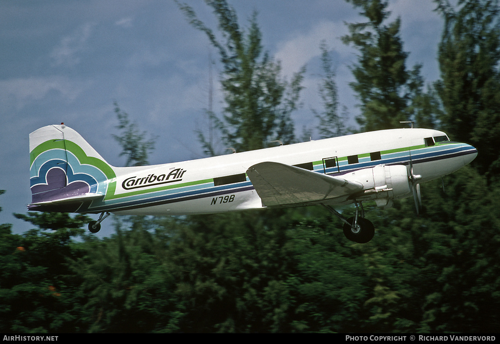 Aircraft Photo of N79B | Douglas DC-3-201D | Carriba Air | AirHistory.net #21082