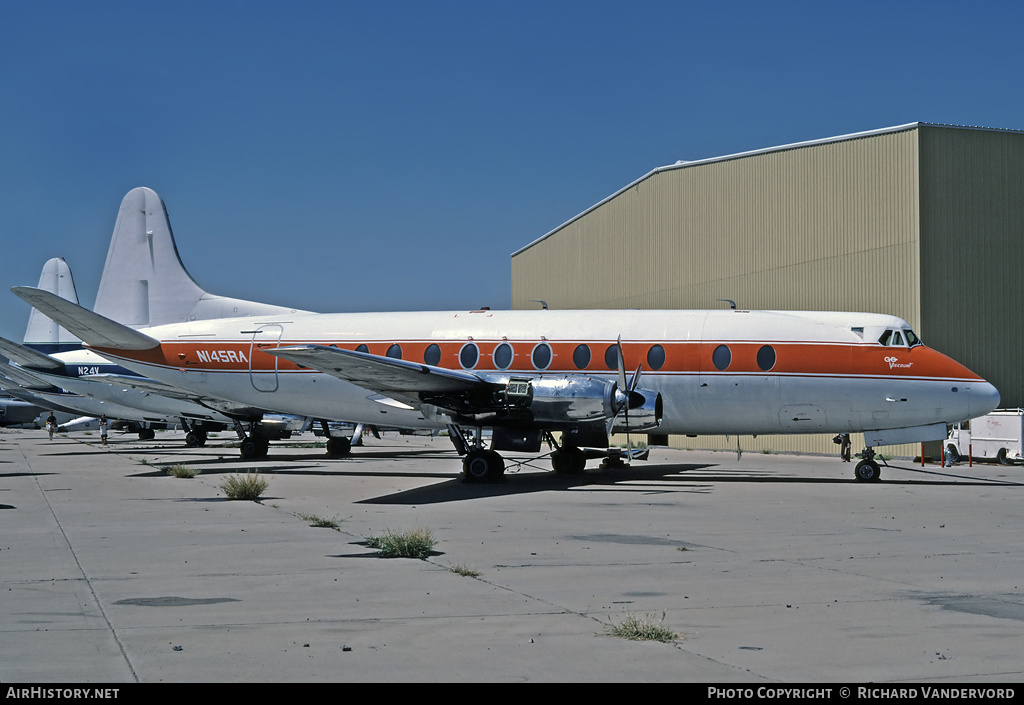Aircraft Photo of N145RA | Vickers 814 Viscount | Go Transportation | AirHistory.net #21084