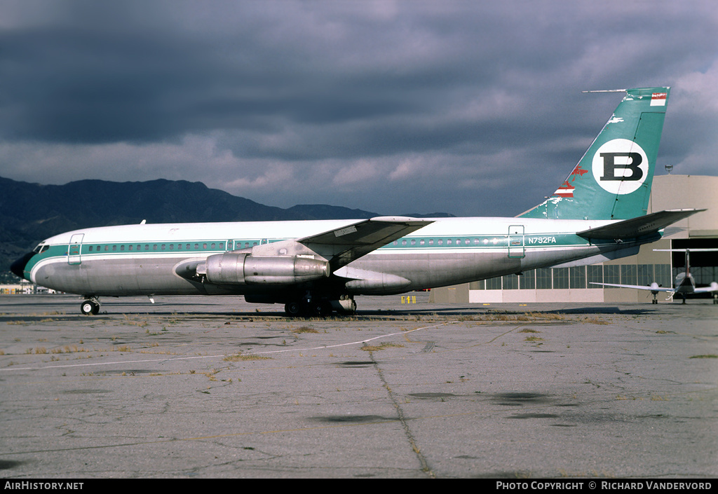 Aircraft Photo of N792FA | Boeing 707-138B | Bouraq Indonesia Airlines | AirHistory.net #21098
