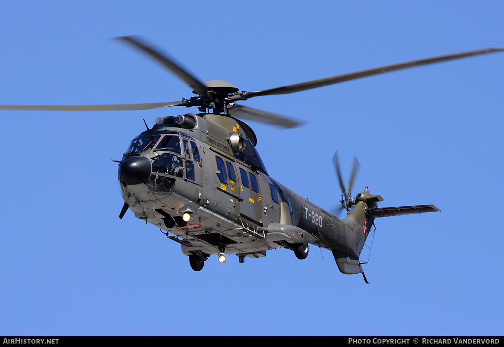 Aircraft Photo of T-320 | Aerospatiale TH89 Super Puma (AS-332M1) | Switzerland - Air Force | AirHistory.net #21103