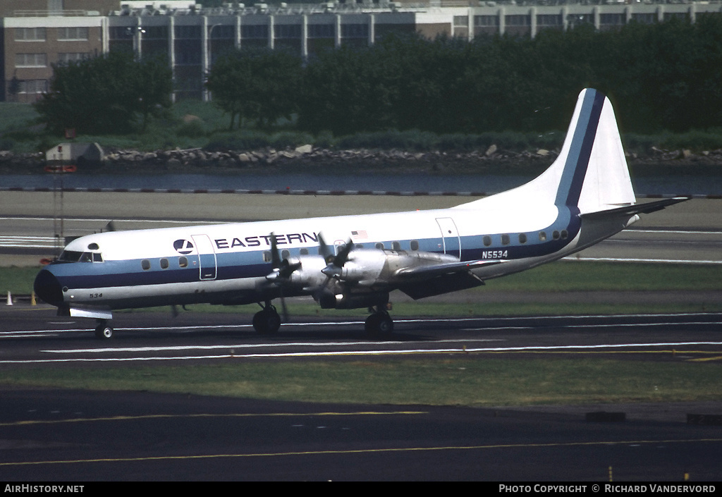 Aircraft Photo of N5534 | Lockheed L-188A Electra | Eastern Air Lines | AirHistory.net #21108