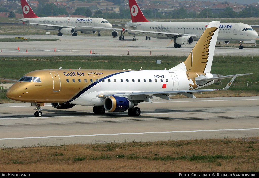Aircraft Photo of A9C-MB | Embraer 170SU (ERJ-170-100SU) | Gulf Air | AirHistory.net #21117