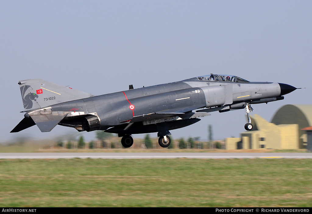 Aircraft Photo of 73-1022 | McDonnell Douglas F-4E Terminator 2020 | Turkey - Air Force | AirHistory.net #21118