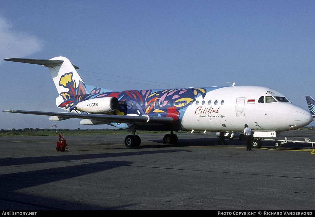 Aircraft Photo of PK-GFS | Fokker F28-3000R Fellowship | Citilink | AirHistory.net #21124