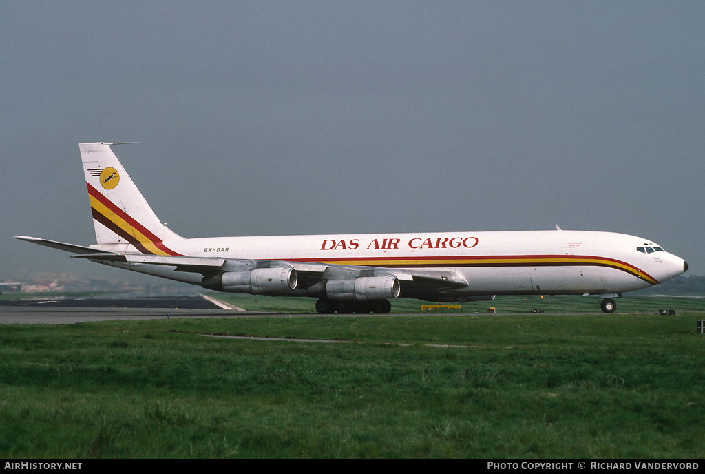 Aircraft Photo of 5X-DAR | Boeing 707-321C | DAS Air Cargo - Dairo Air Services | AirHistory.net #21128