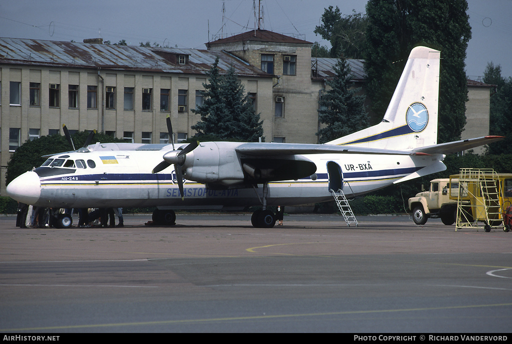 Aircraft Photo of UR-BXA | Antonov An-24B | Sevastopol-Avia | AirHistory.net #21134