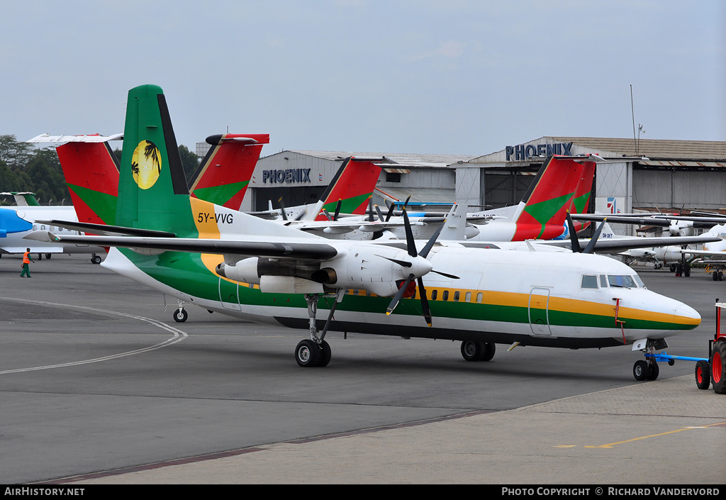 Aircraft Photo of 5Y-VVG | Fokker 50 | Bluebird Aviation | AirHistory.net #21142