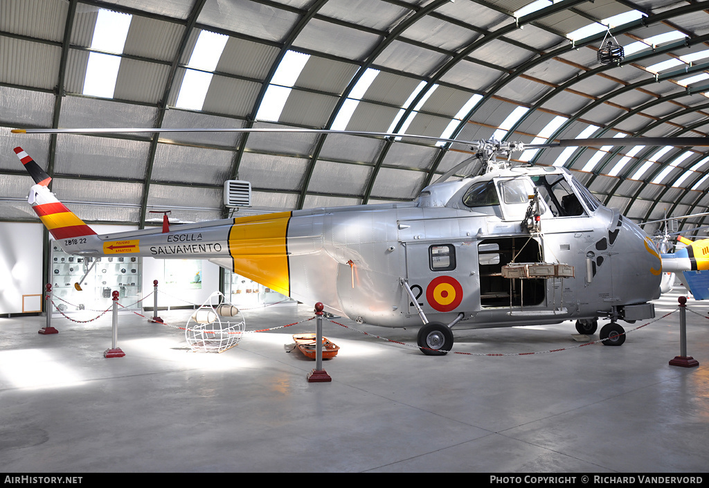 Aircraft Photo of ZD1B-22 | Westland WS-55 Whirlwind 2 | Spain - Air Force | AirHistory.net #21151