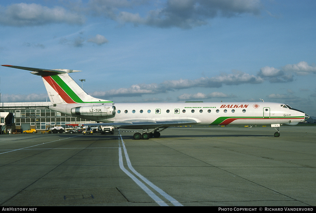 Aircraft Photo of LZ-TUK | Tupolev Tu-134A | Balkan - Bulgarian Airlines | AirHistory.net #21154