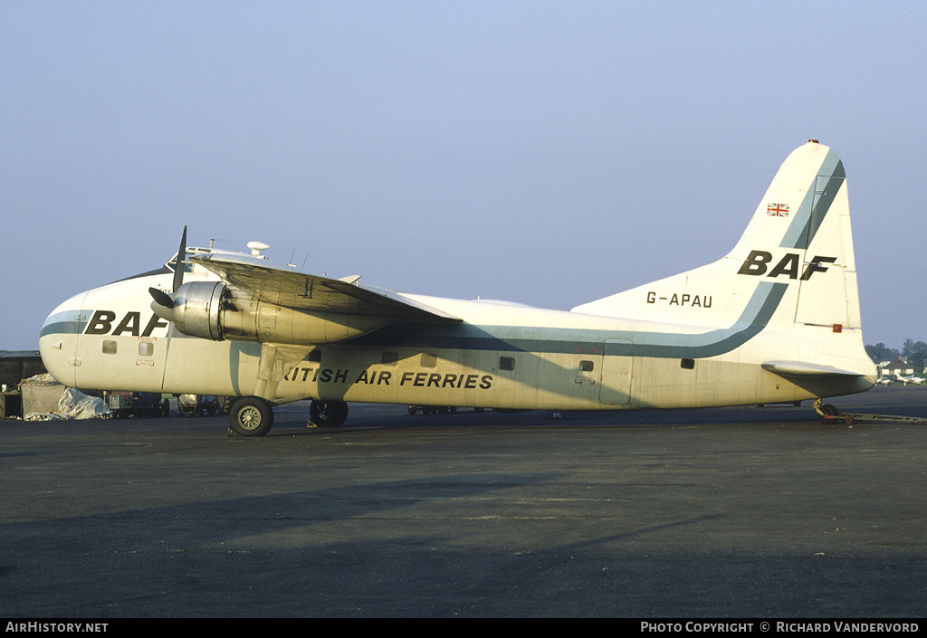 Aircraft Photo of G-APAU | Bristol 170 Freighter Mk32 | British Air Ferries - BAF | AirHistory.net #21158