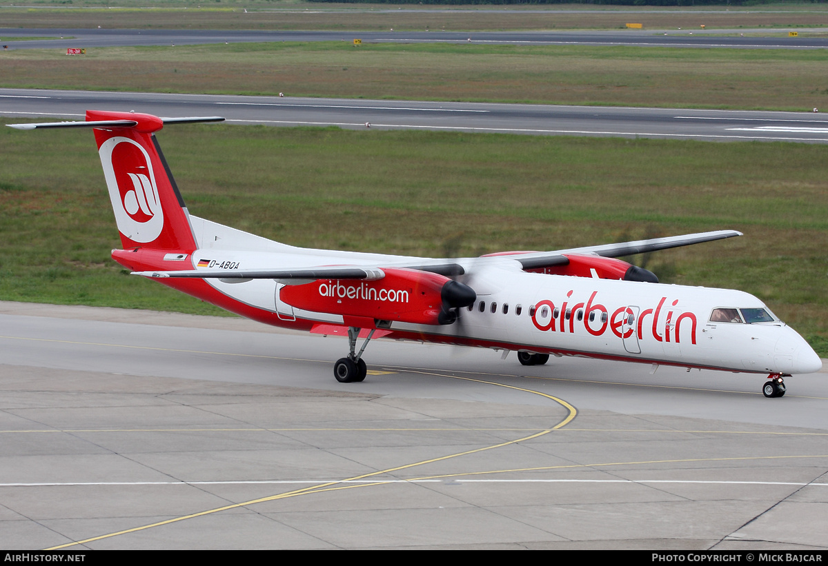 Aircraft Photo of D-ABQA | Bombardier DHC-8-402 Dash 8 | Air Berlin | AirHistory.net #21187