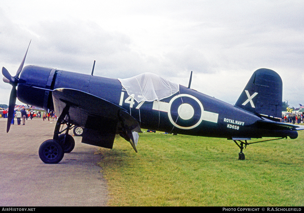 Aircraft Photo of C-GCWX | Goodyear FG-1D Corsair | Canadian Warplane Heritage | UK - Navy | AirHistory.net #21202
