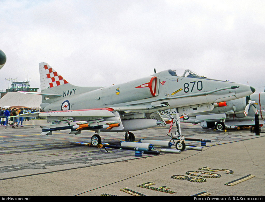 Aircraft Photo of N13-155051 | McDonnell Douglas A-4G Skyhawk | Australia - Navy | AirHistory.net #21204