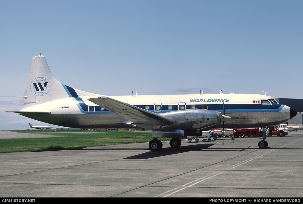 Aircraft Photo of C-FPWU | Convair 640 | Worldways Canada | AirHistory.net #21210