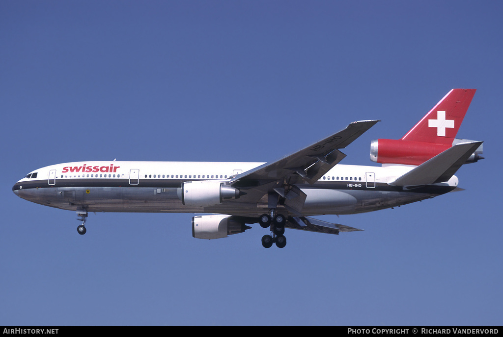 Aircraft Photo of HB-IHO | McDonnell Douglas DC-10-30/ER | Swissair | AirHistory.net #21233