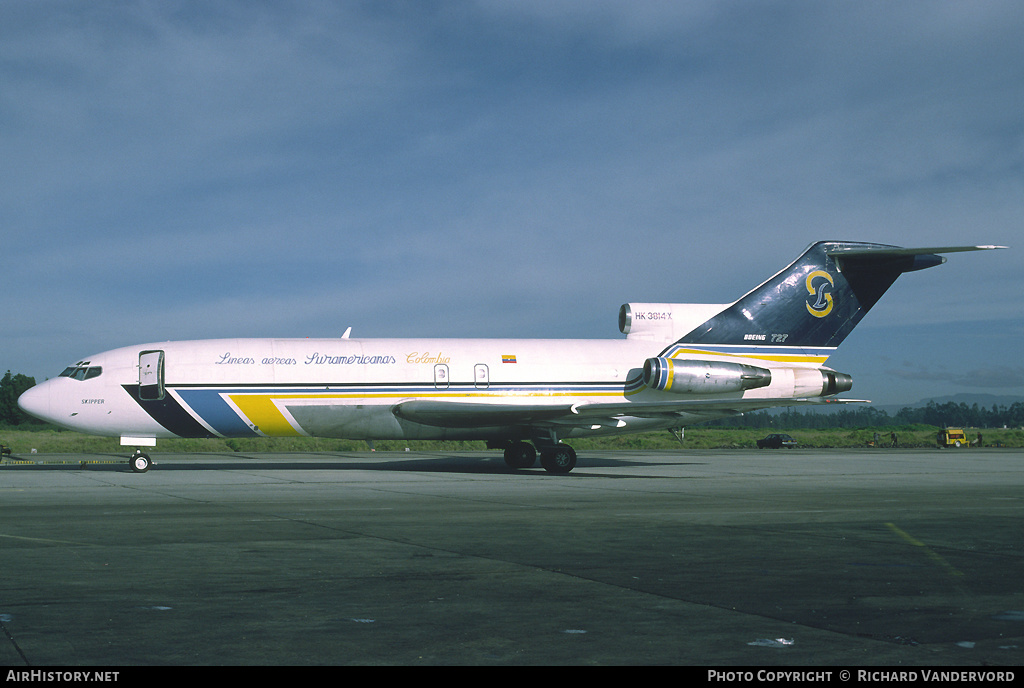 Aircraft Photo of HK-3814X | Boeing 727-25(F) | Líneas Aéreas Suramericanas - LAS | AirHistory.net #21243