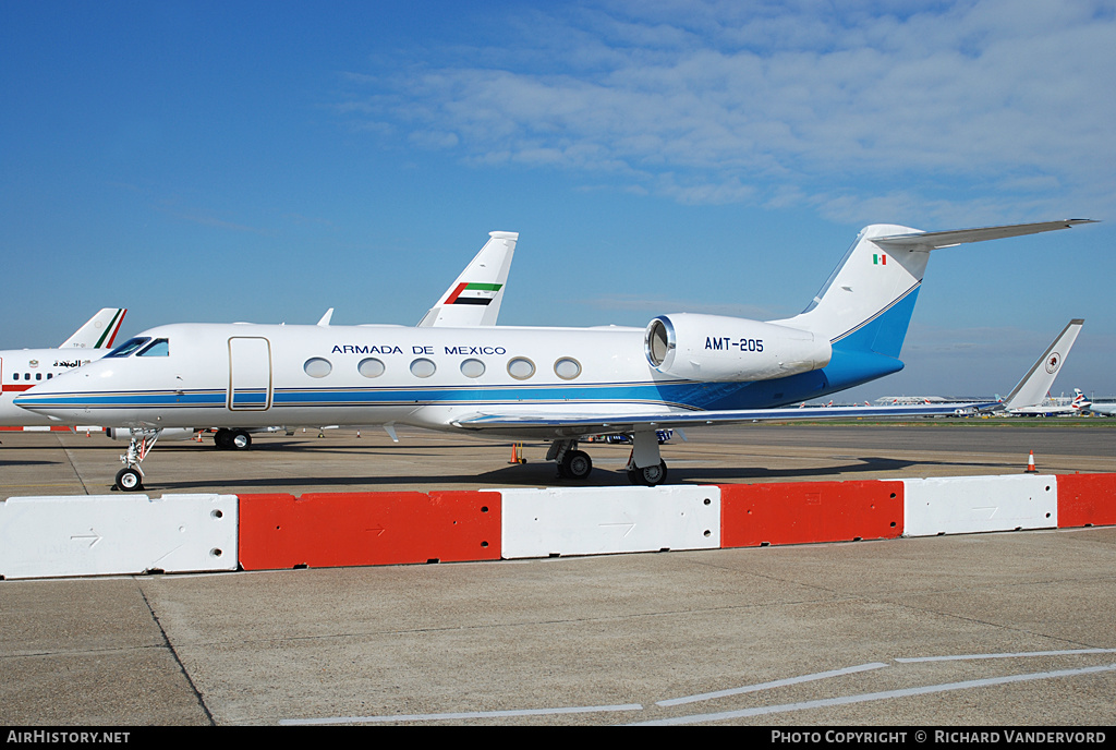 Aircraft Photo of AMT-205 | Gulfstream Aerospace G-IV-X Gulfstream G450 | Mexico - Navy | AirHistory.net #21246