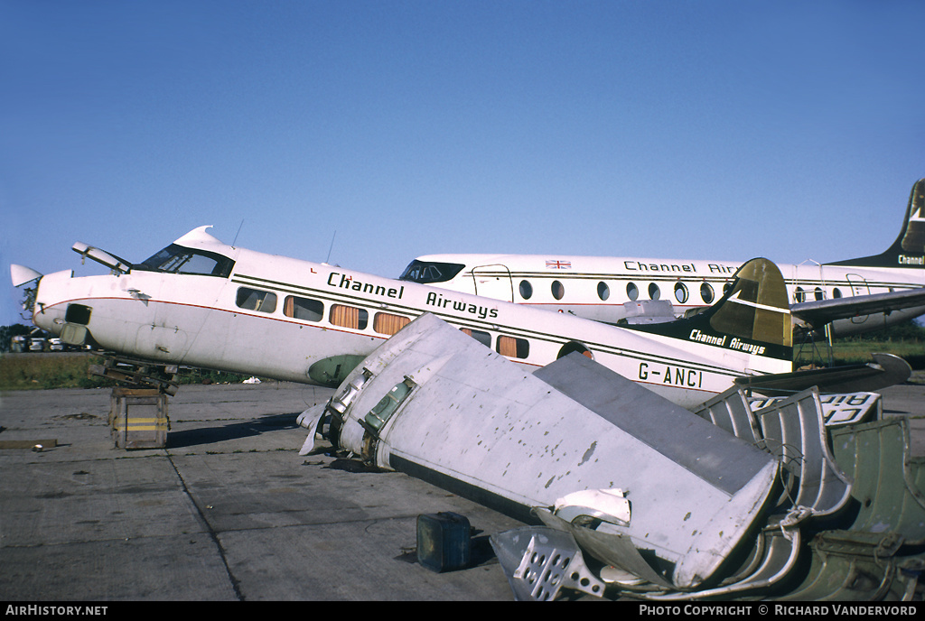 Aircraft Photo of G-ANCI | De Havilland D.H. 114 Heron 1B | Channel Airways | AirHistory.net #21254