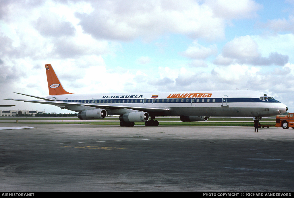 Aircraft Photo of YV-C-VIN | McDonnell Douglas DC-8-63CF | Transcarga | AirHistory.net #21265