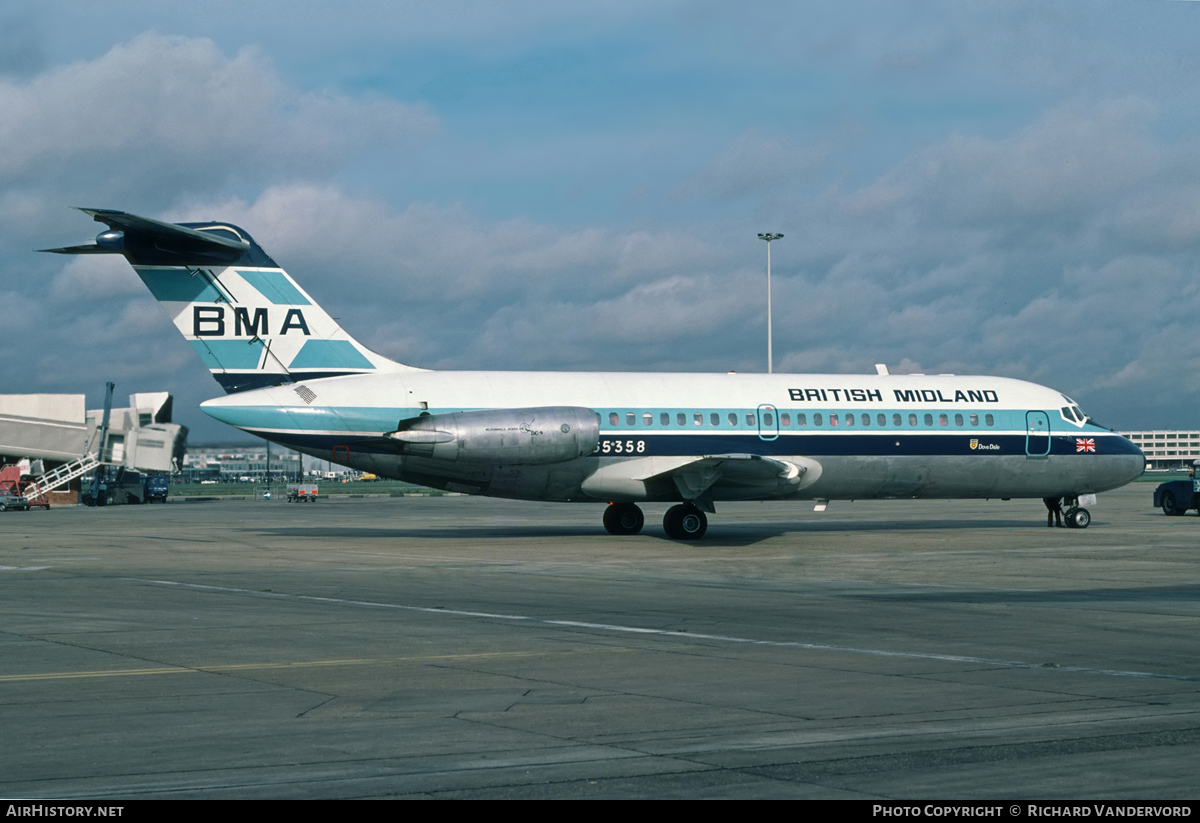 Aircraft Photo of N65358 | Douglas DC-9-15 | British Midland Airways - BMA | AirHistory.net #21267