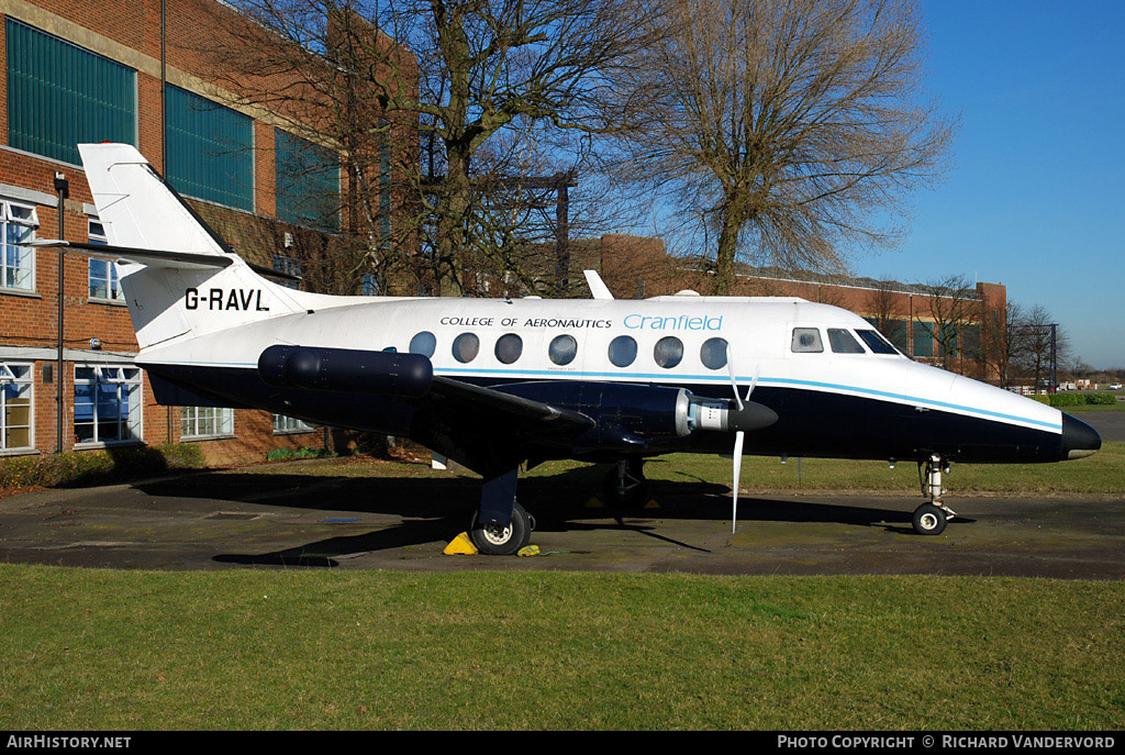 Aircraft Photo of G-RAVL | Handley Page HP-137 Jetstream 200 | Cranfield College of Aeronautics | AirHistory.net #21280