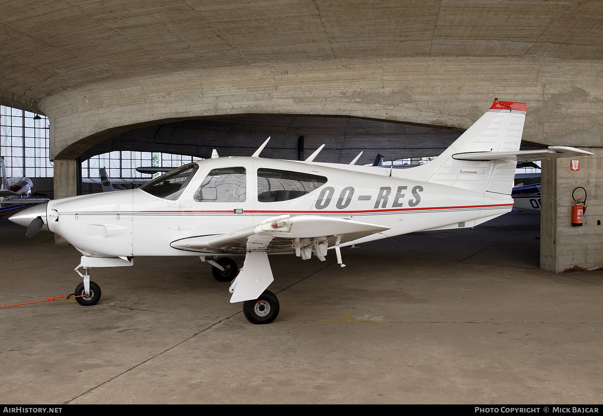 Aircraft Photo of OO-RES | Rockwell Commander 112A | AirHistory.net #21284