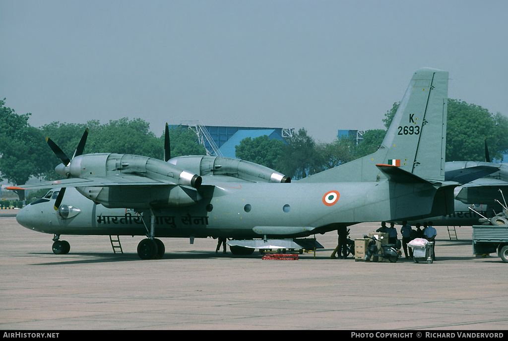 Aircraft Photo of K2693 | Antonov An-32 | India - Air Force | AirHistory.net #21296