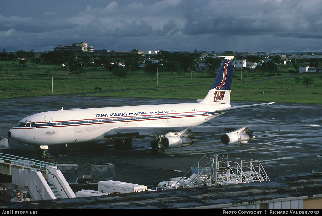 Aircraft Photo of 5X-ARJ | Boeing 707-351C | Trans Arabian Air Transport - TAAT | AirHistory.net #21304