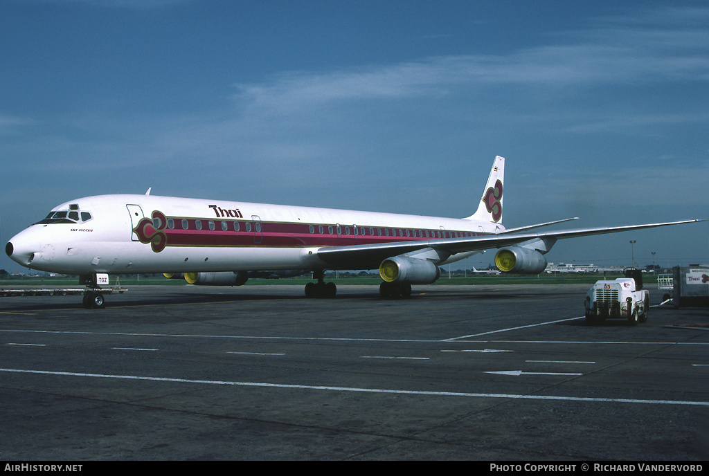 Aircraft Photo of HS-TGZ | McDonnell Douglas DC-8-63 | Thai Airways International | AirHistory.net #21308