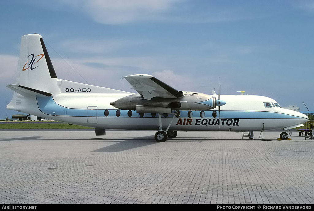 Aircraft Photo of 8Q-AEQ | Fairchild F-27F | Air Equator | AirHistory.net #21318