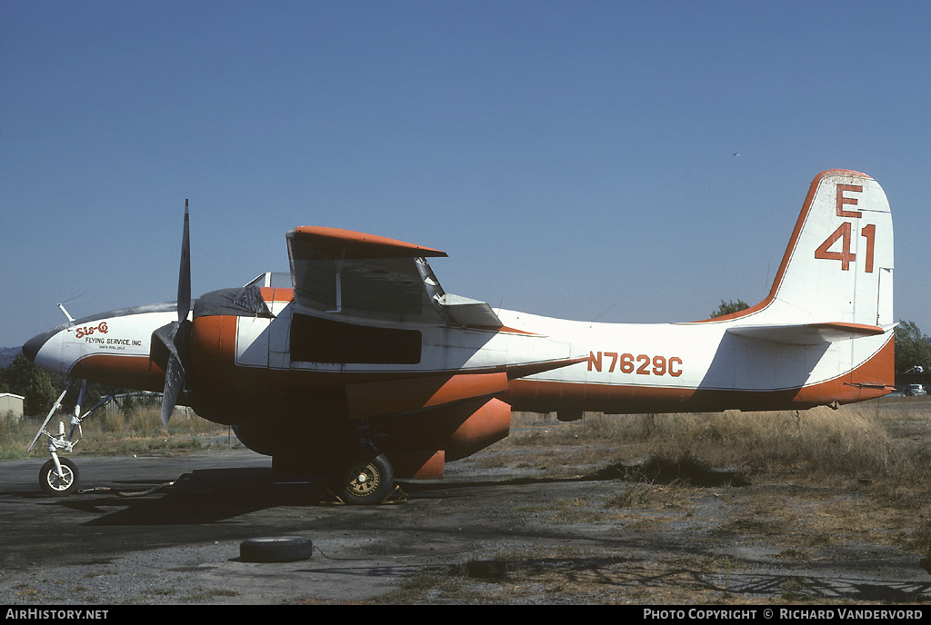 Aircraft Photo of N7629C | Grumman F7F-3N(AT) Tigercat | Sis-Q Flying Service | AirHistory.net #21319