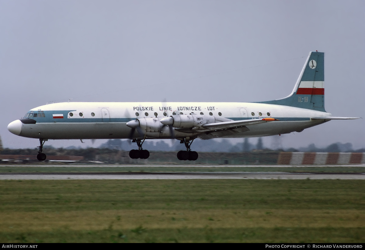 Aircraft Photo of SP-LSG | Ilyushin Il-18E | LOT Polish Airlines - Polskie Linie Lotnicze | AirHistory.net #21329