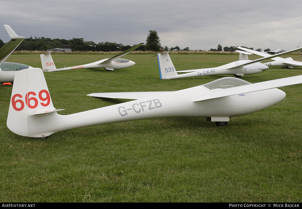 Aircraft Photo of G-CFZB | Glasflügel Standard Libelle 201B | AirHistory.net #21370