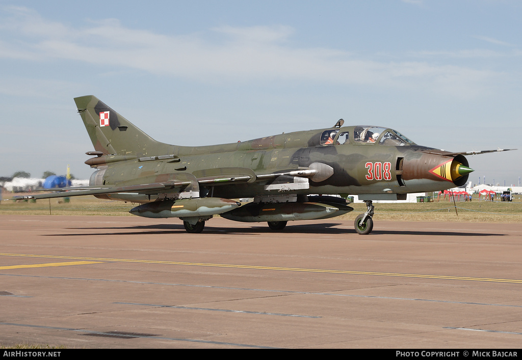 Aircraft Photo of 308 | Sukhoi Su-22UM3K | Poland - Air Force | AirHistory.net #21371