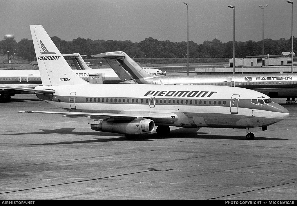 Aircraft Photo of N752N | Boeing 737-222 | Piedmont Airlines | AirHistory.net #21372